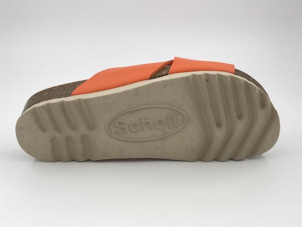 Scholl dam slipper synt oranje (vivian orange F31191) - Stiletto Schoenen (Oudenaarde)