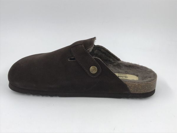 Scholl her slip suède bruin (olivier F32575 1206 F new sue fur) - Stiletto Schoenen (Oudenaarde)