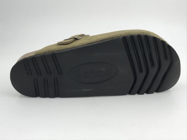 Scholl her slip suède khaki (olivier khaki F32574 1147) - Stiletto Schoenen (Oudenaarde)