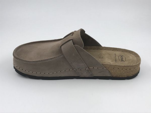 Scholl her slip suède taupe (bora F00768 moccasin LeaSue-M taupe) - Stiletto Schoenen (Oudenaarde)