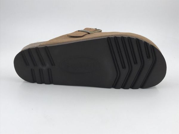Scholl her slip suède taupe (ethan F01344 fur sue taupe) - Stiletto Schoenen (Oudenaarde)