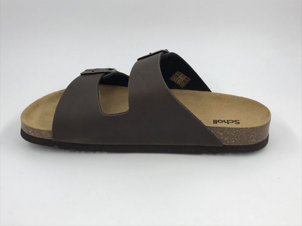 Scholl her slipper bruin (Julien F30769 testa di moro) - Stiletto Schoenen (Oudenaarde)