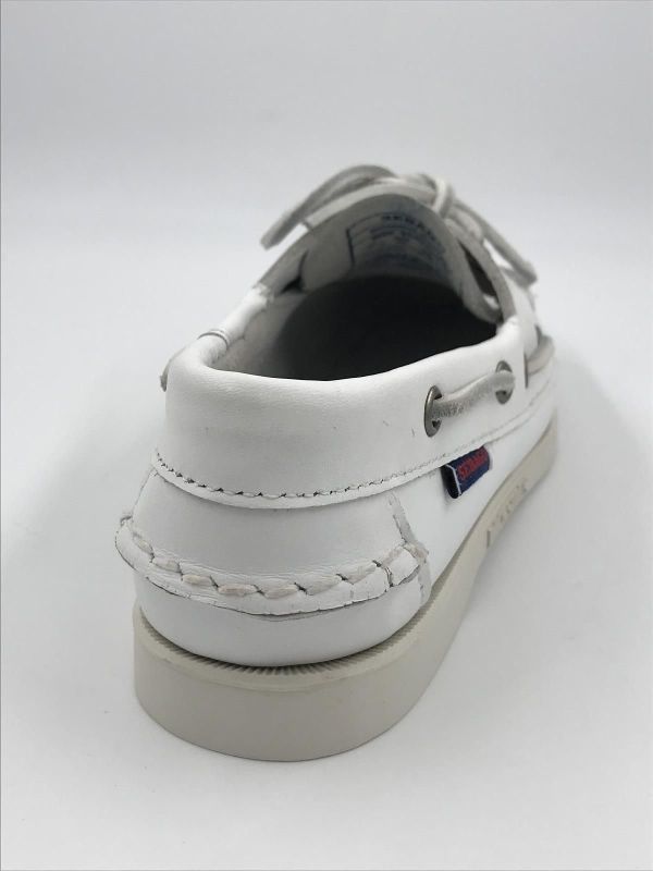 Sebago dam bootschoen led wit (7000530 911R white) - Stiletto Schoenen (Oudenaarde)