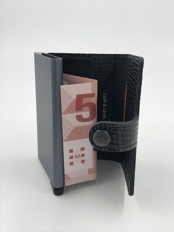 Secrid miniwallet black (MPlm-black miniwallet palmellato ) - Stiletto Schoenen (Oudenaarde)