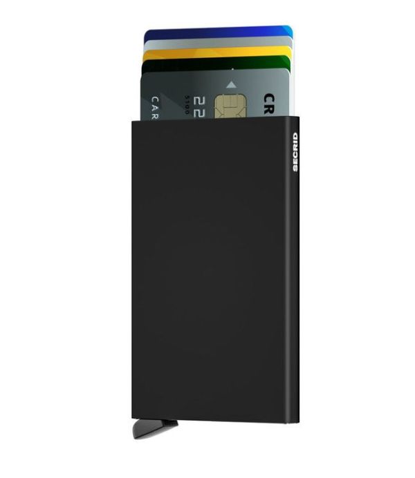 Secrid miniwallet original black powderc (M-original black powdercoat miniwallet) - Stiletto Schoenen (Oudenaarde)