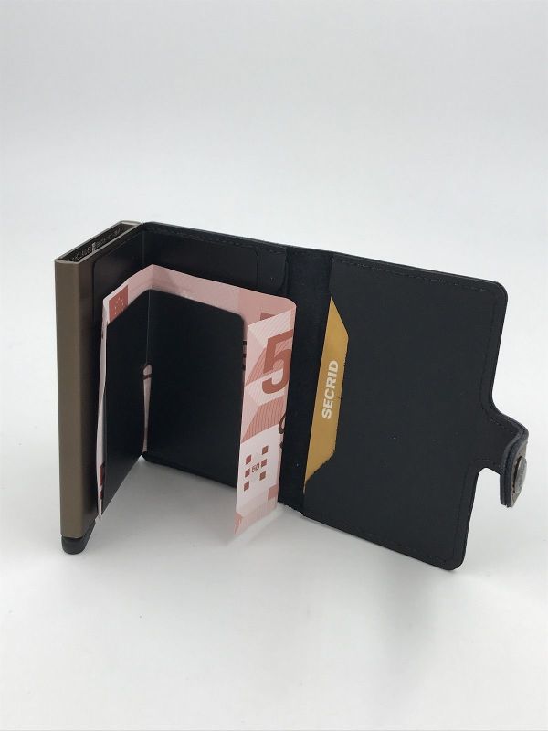Secrid miniwallet original black-brown (M-black-brown original miniwallet) - Stiletto Schoenen (Oudenaarde)