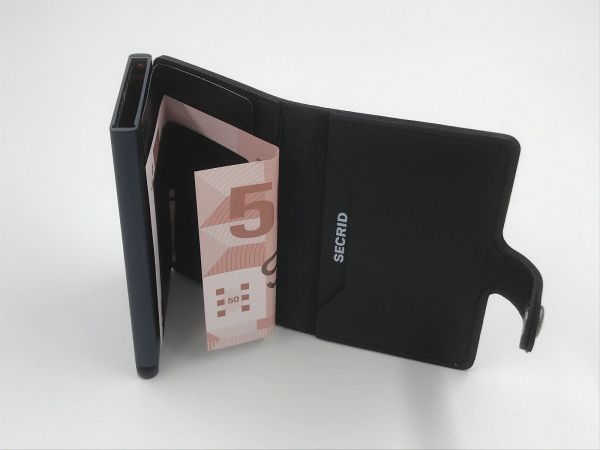 Secrid miniwallet original black-navy (M-black-navy original miniwallet) - Stiletto Schoenen (Oudenaarde)
