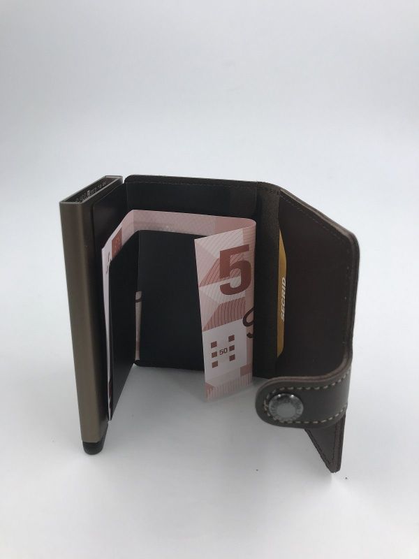 Secrid miniwallet original chocolate (M-Chocolate miniwallet original) - Stiletto Schoenen (Oudenaarde)