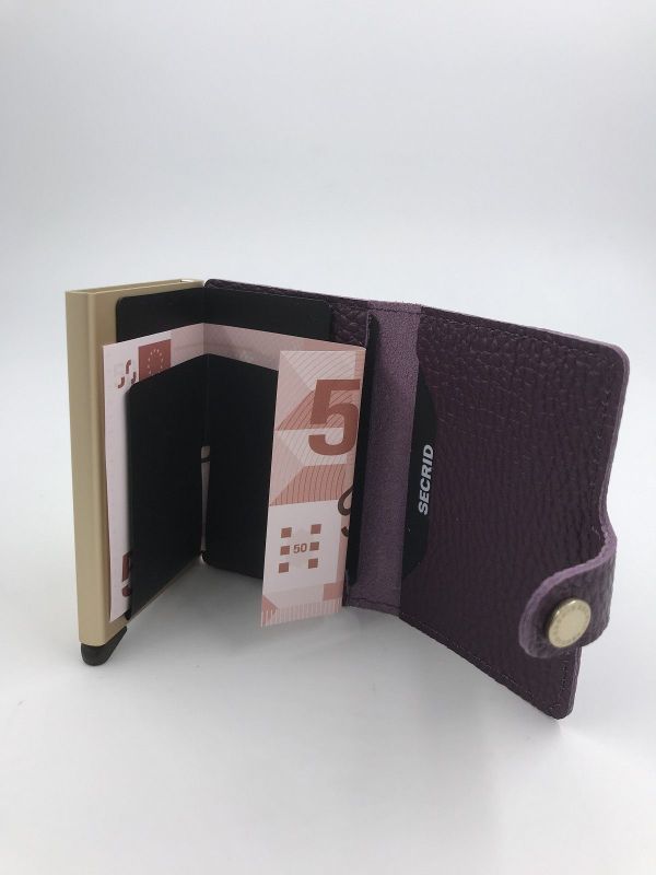 Secrid miniwallet pebble grape (MPe-pebble grape miniwallet) - Stiletto Schoenen (Oudenaarde)