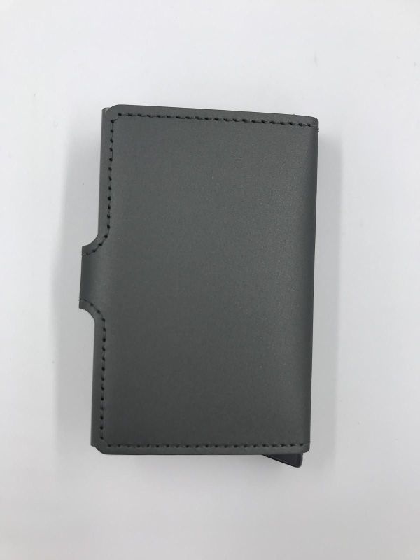 Secrid miniwallet satin grijs (MMS-Steel miniwallet matte satin) - Stiletto Schoenen (Oudenaarde)