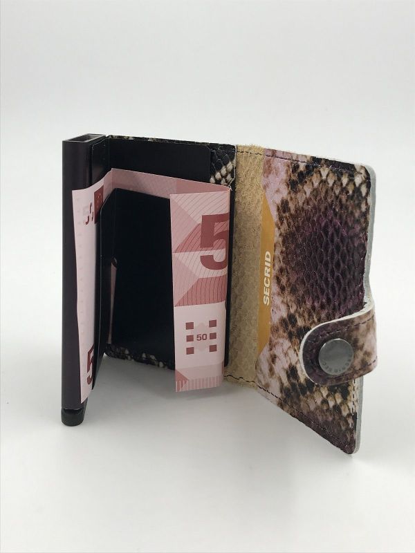 Secrid miniwallet serpent purple (MSe-miniwallet serpent purple) - Stiletto Schoenen (Oudenaarde)