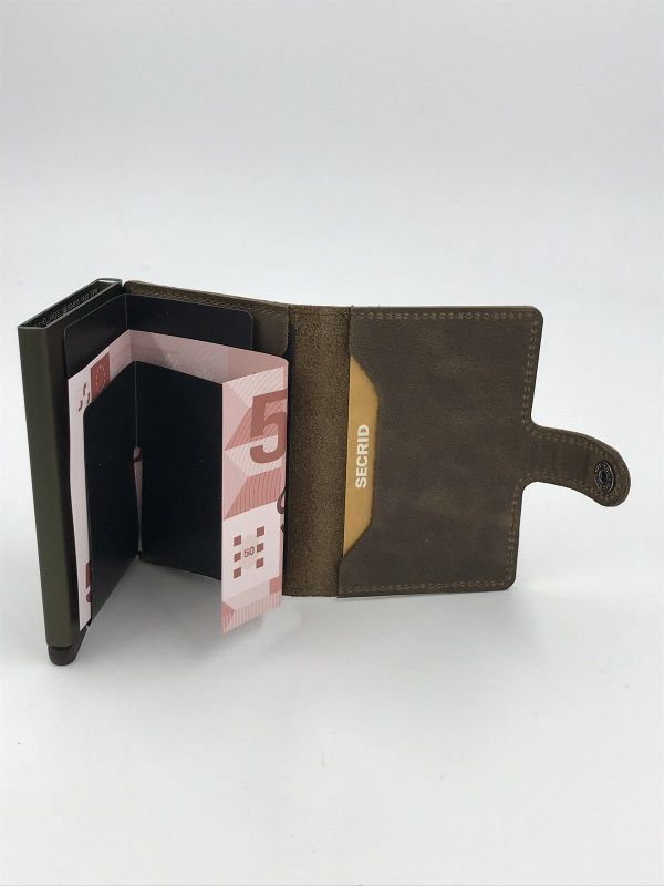 Secrid miniwallet vintage oak (MV-Brown miniwallet vintage) - Stiletto Schoenen (Oudenaarde)