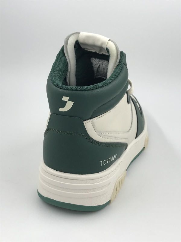 SJAdv her basket wit/groen (SJAdventure high sneakers 594226) - Stiletto Schoenen (Oudenaarde)
