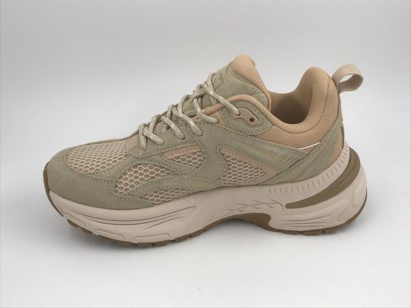 SJFtM dam runner textiel beige (casual athletic sport 622483 K23 bei/nat) - Stiletto Schoenen (Oudenaarde)