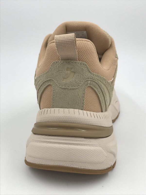 SJFtM dam runner textiel beige (casual athletic sport 622483 K23 bei/nat) - Stiletto Schoenen (Oudenaarde)