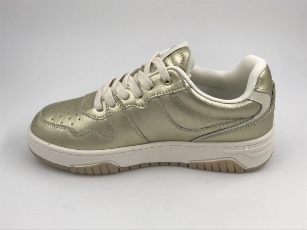 SJFtM dam sneaker led goud (icon low sneakers 589326 pla/owh) - Stiletto Schoenen (Oudenaarde)