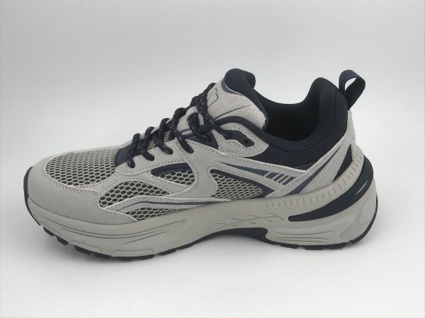 SJFtM her runner textiel grijs/blauw (casual athletic sport 622833 361 grij/bl) - Stiletto Schoenen (Oudenaarde)