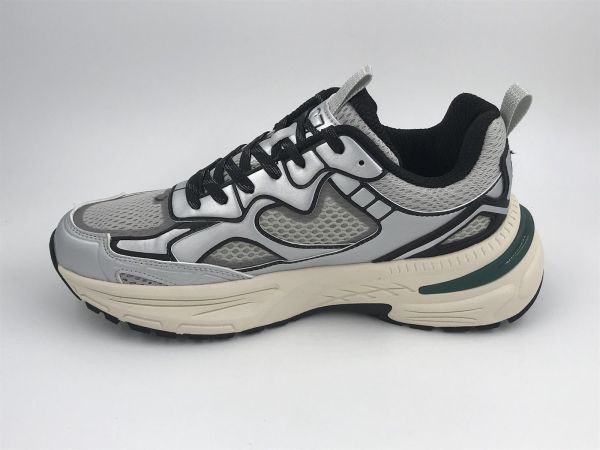 SJFtM her runner zwart/wit/zilver (SJ Ibiza sport athletic 625933 sil/blk) - Stiletto Schoenen (Oudenaarde)