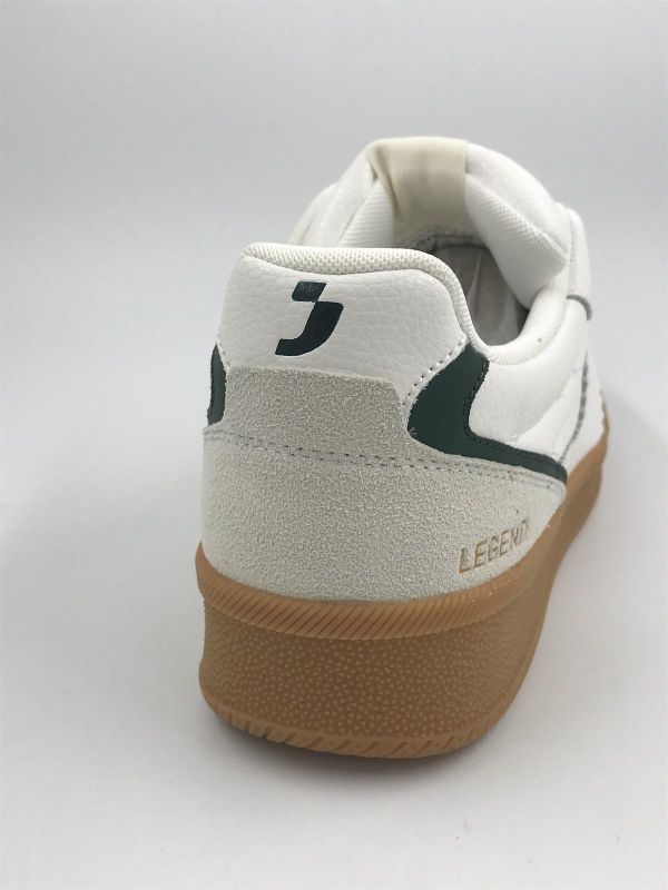 SJFtM her sneaker led wit/groen (SJ legend low sneaker 623784 wht/grn) - Stiletto Schoenen (Oudenaarde)