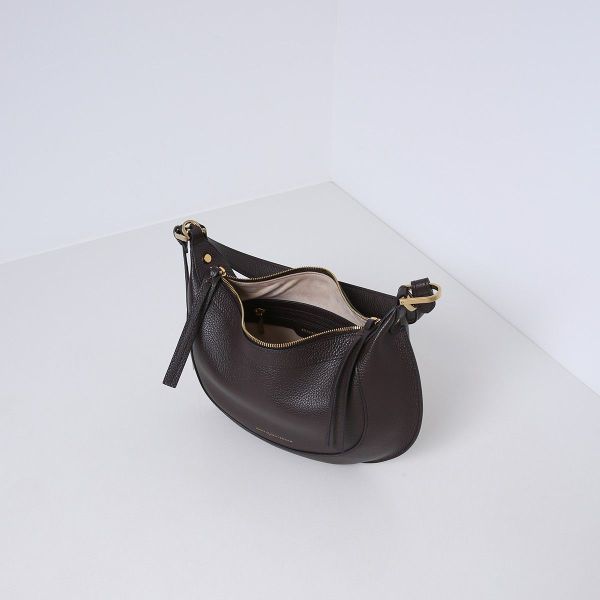 SmAm handtas led bruin (marlon dark chocolat) - Stiletto Schoenen (Oudenaarde)