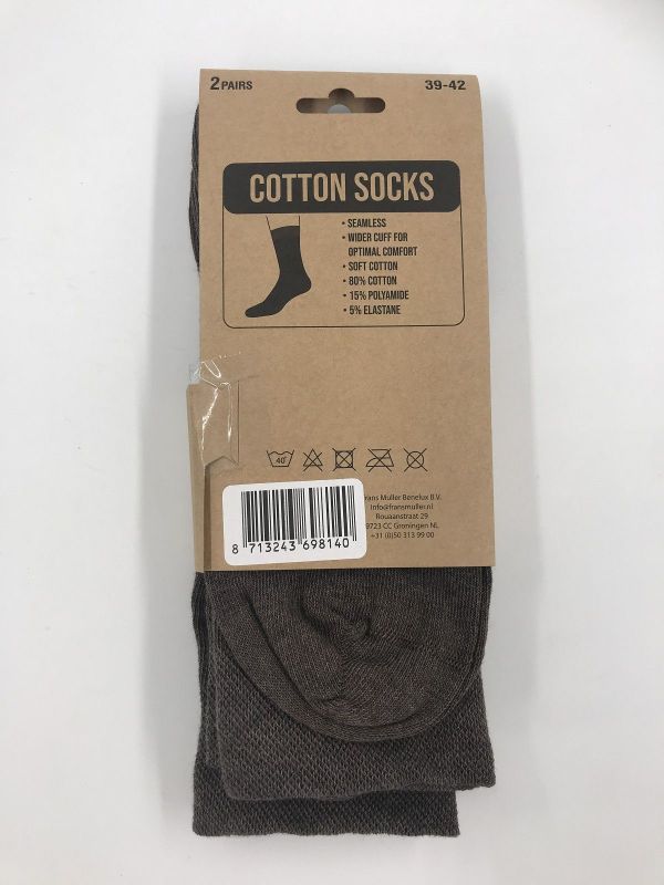 M&S cotton socks bruin (810) - Stiletto Schoenen (Oudenaarde)