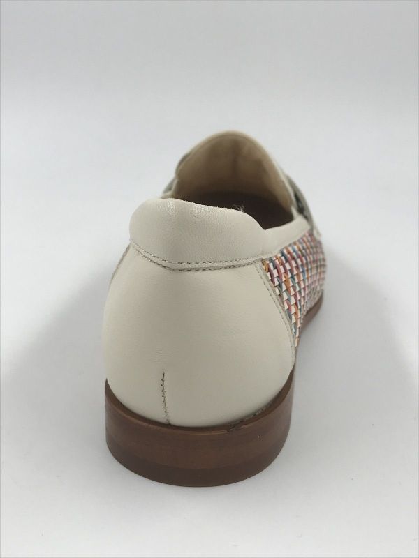 SW dam moc led tressé multi ecru (9.10.26) - Stiletto Schoenen (Oudenaarde)