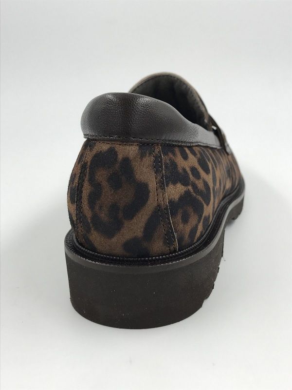 SW dam moc led zwart/luipaard (9.22.05/001 pantera chocol) - Stiletto Schoenen (Oudenaarde)