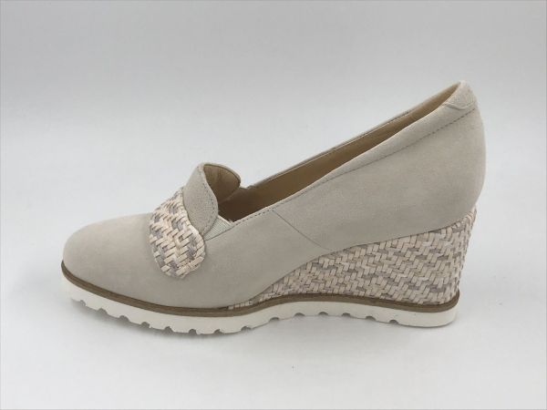 SW dam mocc sleehak suède beige (7.66.71) - Stiletto Schoenen (Oudenaarde)