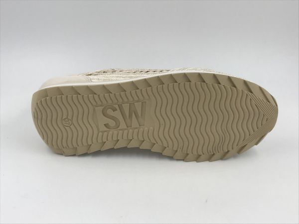 SW dam run led raffia ecru (9.32.30) - Stiletto Schoenen (Oudenaarde)