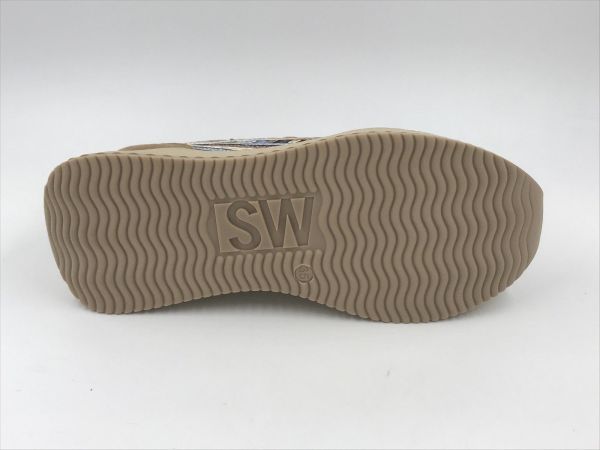 SW dam run led raffia multi blu (8.95.35) - Stiletto Schoenen (Oudenaarde)