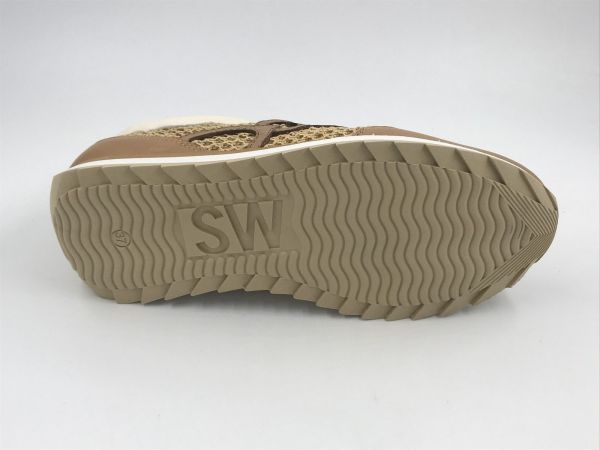 SW dam run led tressé caramel (9.32.29 ) - Stiletto Schoenen (Oudenaarde)