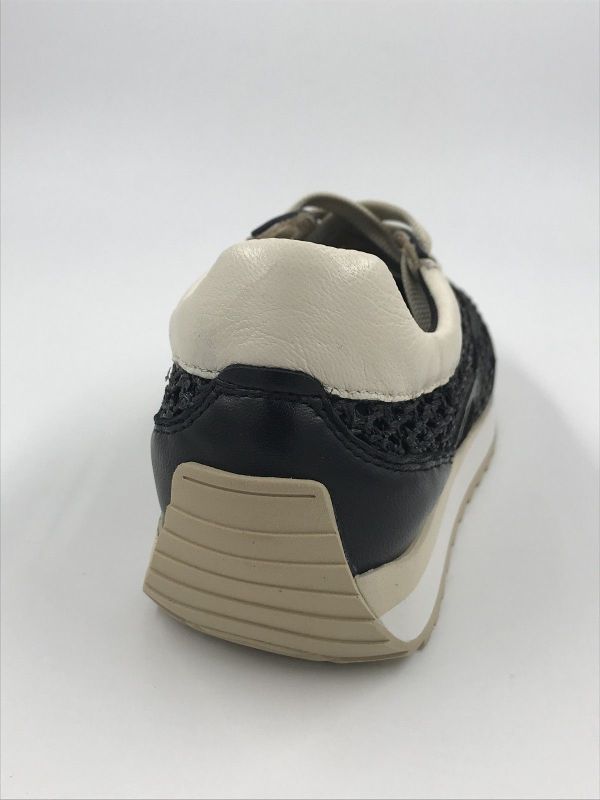 SW dam run led tressé zwart (9.32.29 ) - Stiletto Schoenen (Oudenaarde)