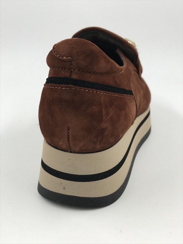 SW dam slipon velour bourbon (7.78.141/004 cloe bourbon) - Stiletto Schoenen (Oudenaarde)