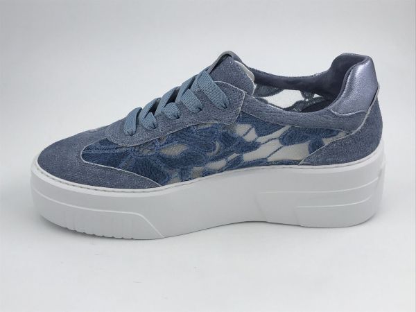 SW dam sneaker jeans blauw (9.11.01/004 levis lux cielo) - Stiletto Schoenen (Oudenaarde)