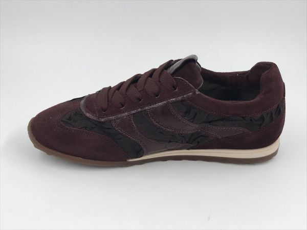 SW dam sneaker suède bordo (9.35.03/003 miuchia bordo) - Stiletto Schoenen (Oudenaarde)