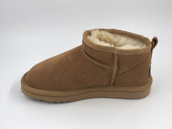 Warmbat dam boot suède cognac (DRC321025-63 durack suede boot cognac) - Stiletto Schoenen (Oudenaarde)