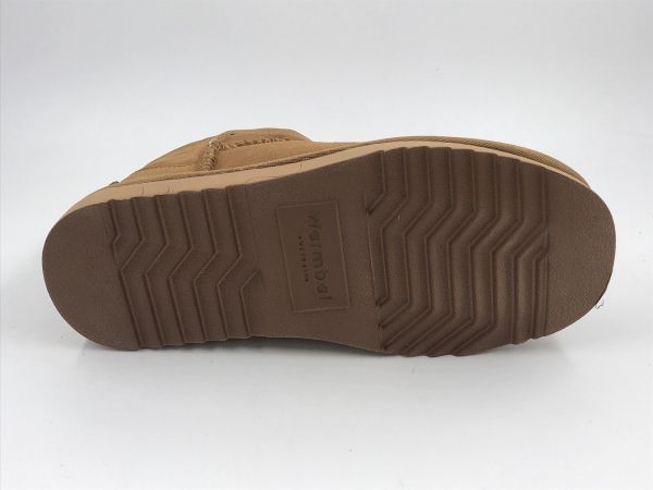 Warmbat dam boot suède cognac (DRC321025-63 durack suede boot cognac) - Stiletto Schoenen (Oudenaarde)