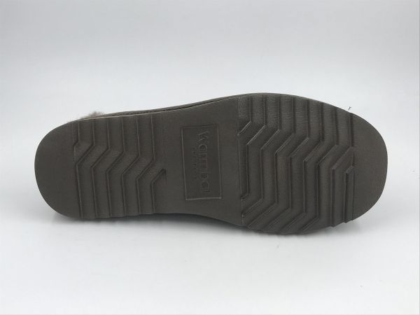 Warmbat her pantoffel suède pebble (CLC521088-63 classic unisex suede pebble) - Stiletto Schoenen (Oudenaarde)