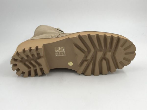 XSA dam bottine suède beige (I22M9828 london dark beige) - Stiletto Schoenen (Oudenaarde)