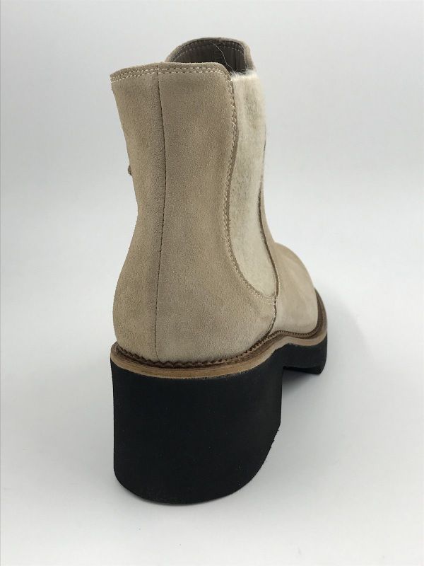 XSA dam KLaars suède beige (I25M0340 london dark beige) - Stiletto Schoenen (Oudenaarde)