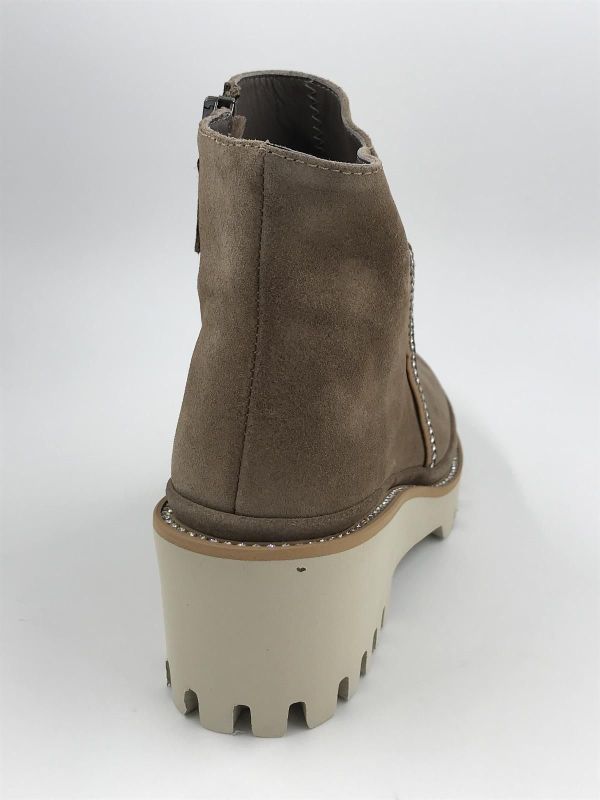 XSA dam Klaars suède taupe (0176 V403 london taupe) - Stiletto Schoenen (Oudenaarde)