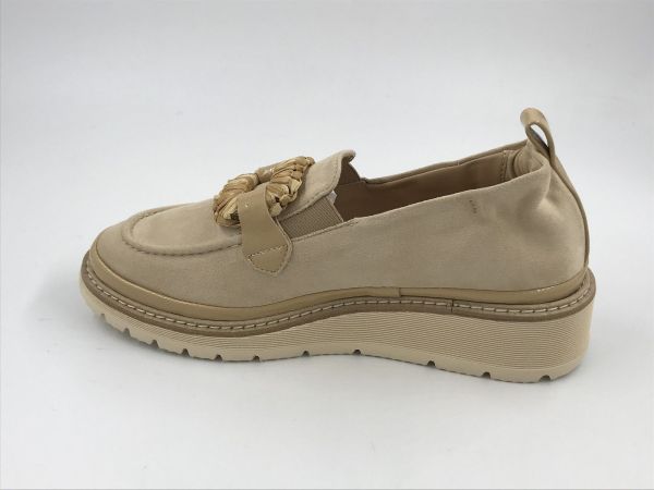 XSA dam moc suède beige (0447) - Stiletto Schoenen (Oudenaarde)