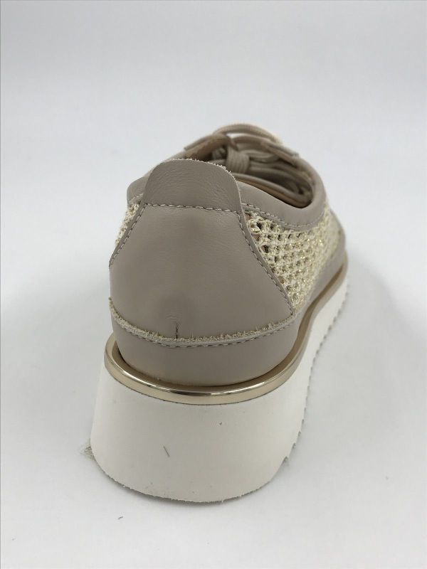 XSA dam mol led raffia beige (09702) - Stiletto Schoenen (Oudenaarde)