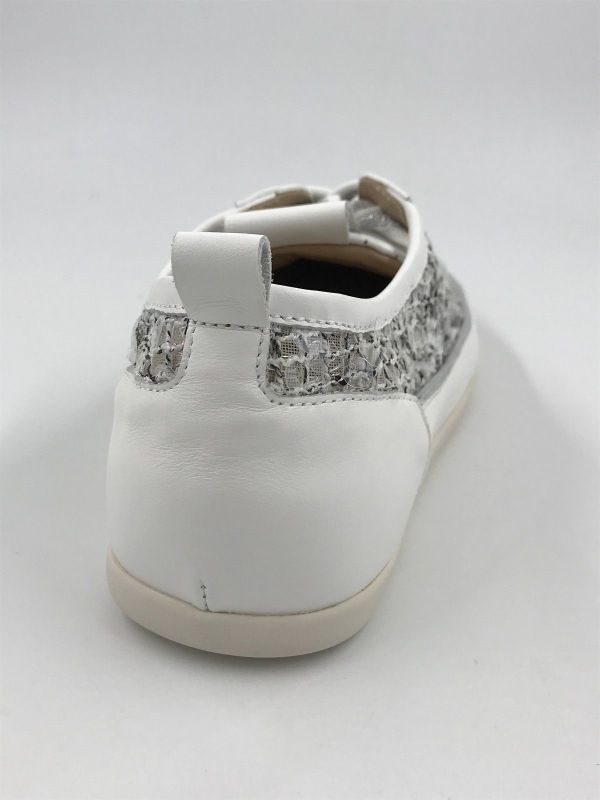 XSA dam mol led raffia wit (0405) - Stiletto Schoenen (Oudenaarde)