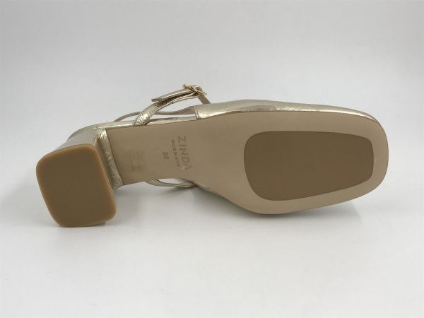 Zin dam dec/sand led metallic platino (3073 sirio platino) - Stiletto Schoenen (Oudenaarde)