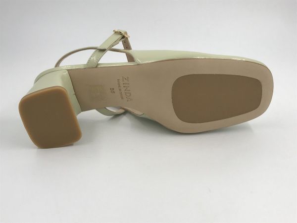 Zin dam dec/sand led mint groen (3073 boston kaki) - Stiletto Schoenen (Oudenaarde)