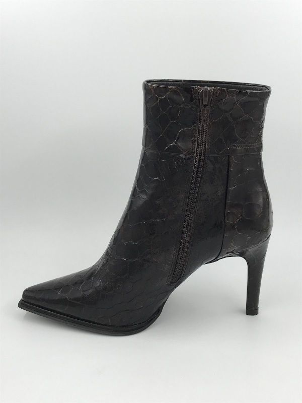 Zin dam Klaars crocled bruin (3262871 chiara G ninja TDM) - Stiletto Schoenen (Oudenaarde)