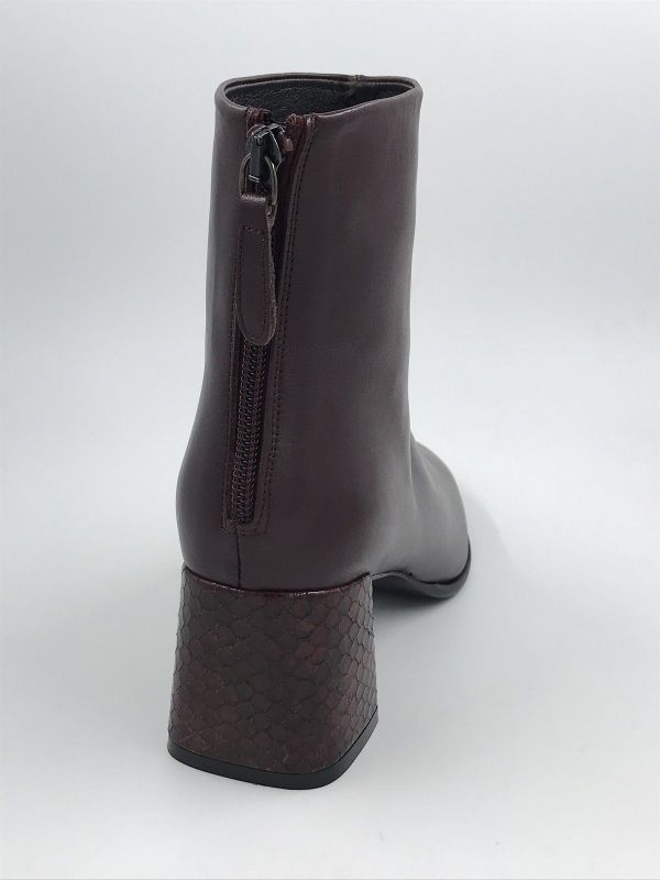 Zin dam KLaars led bordeaux (2565 367 elba bordo foulard pruna) - Stiletto Schoenen (Oudenaarde)