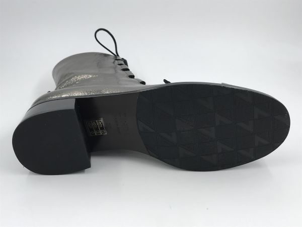 Zin dam Klaars metled pewter (2869 989 randy mirasol negro souffle pew) - Stiletto Schoenen (Oudenaarde)