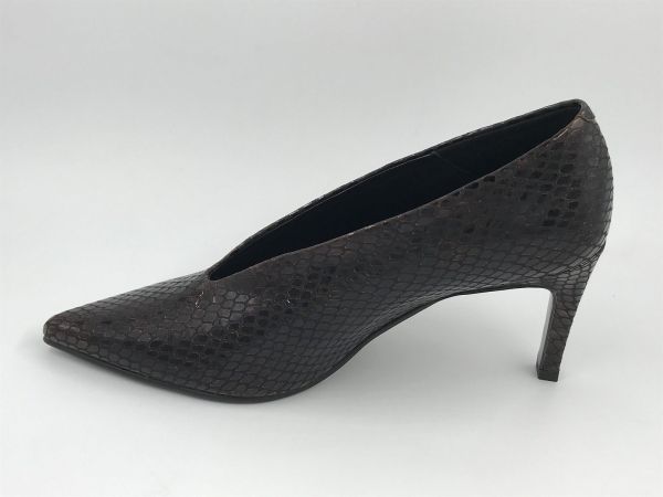 Zin dam pump printled bruin (3705994 otilia G maya TDM) - Stiletto Schoenen (Oudenaarde)